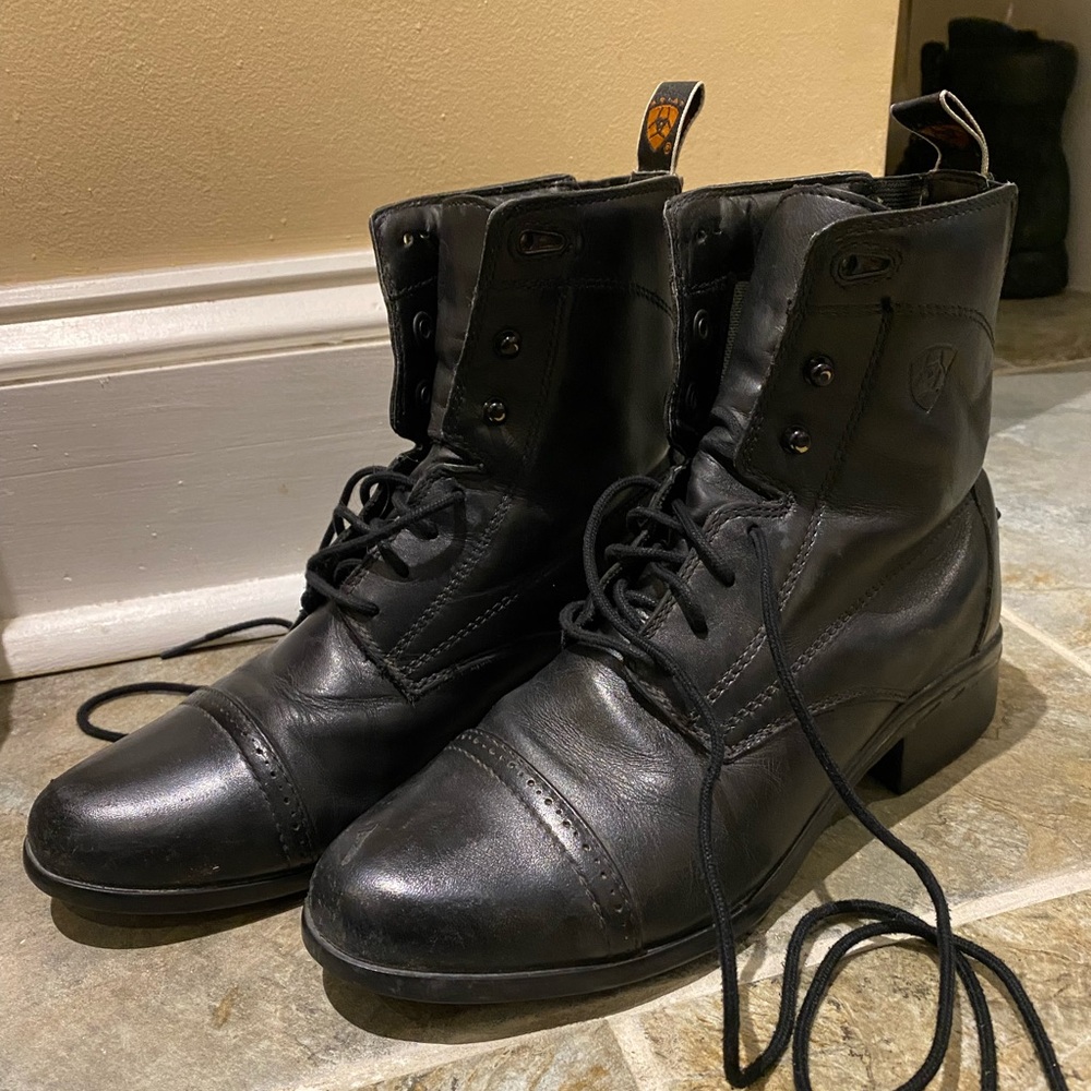 Ariat Leather Paddock Boots 4LR Riding Boots | Size 7.5